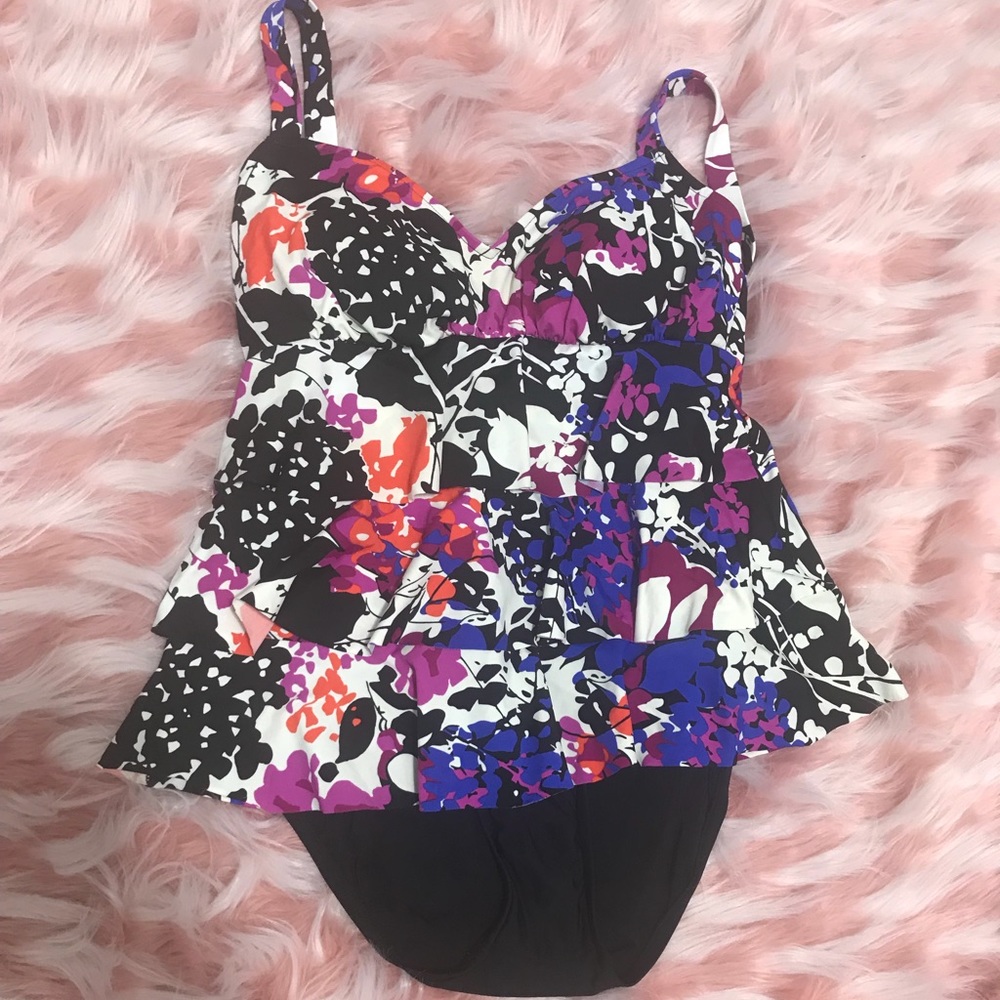 Multi‎ Color floral print Swimsuit